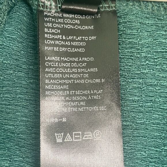 by Anthropologie Teal Textured Blouse - Picture 8 of 9